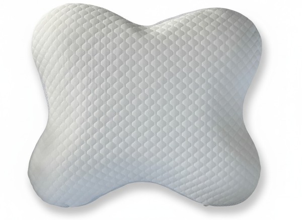 Komplett waschbares Gel Gelschaum Schmetterlingskissen Seitenschläferkissen Bauchschläferkissen X förmiges Kopfkissen 50x44x12 cm