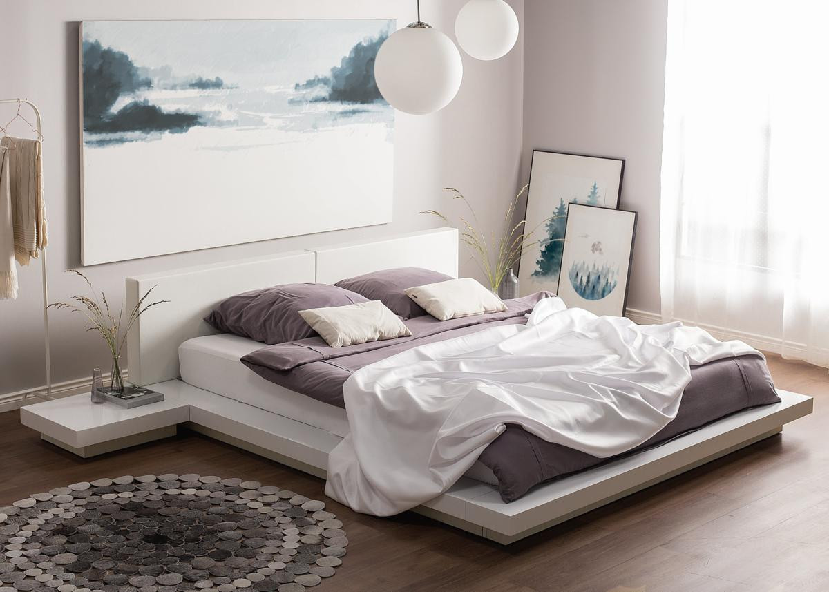 Japanisches Designer Holz Bett Japan Style japanischer Stil Futonbett ...