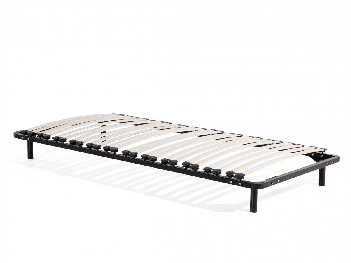 Slatted frame mattress frame "Roma" free standing with base feet 90
