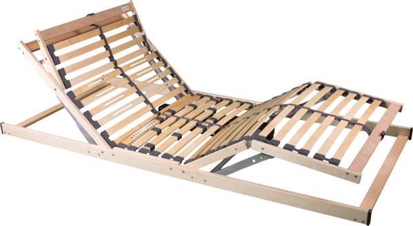 Elektrischer 5 Zonen Motor Lattenrost Lattenrahmen 28 Federholzleisten geeignet als Aufstehhilfe günstig